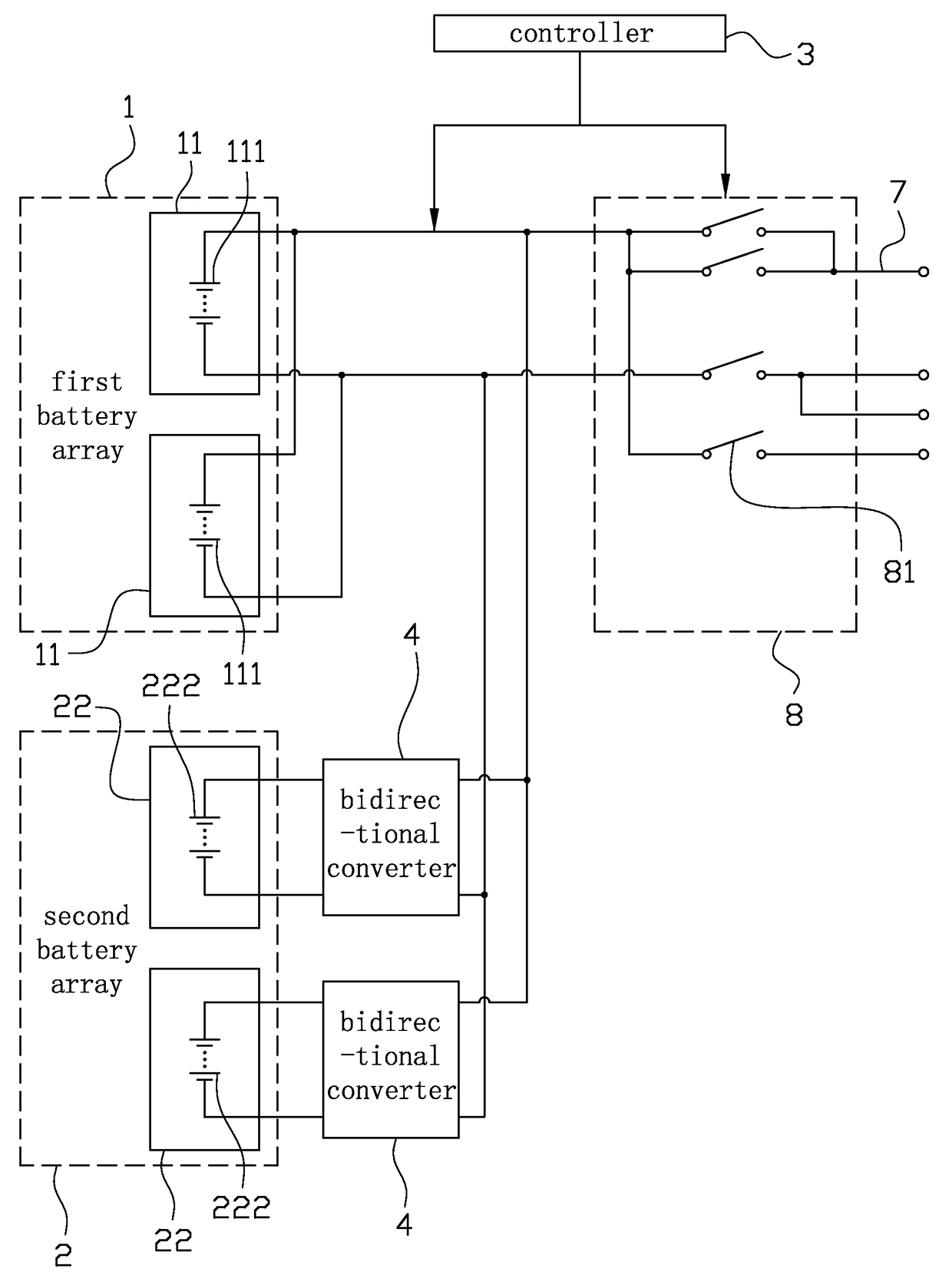 Hybrid power supply and electric vehicle using the same