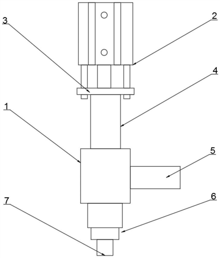 Filling head for liquid filling machine