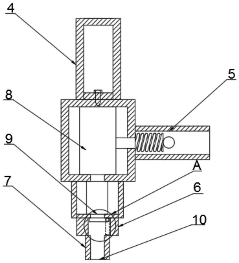 Filling head for liquid filling machine