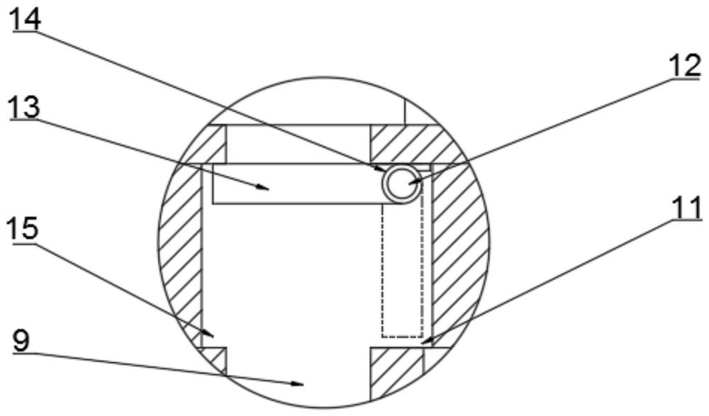 Filling head for liquid filling machine