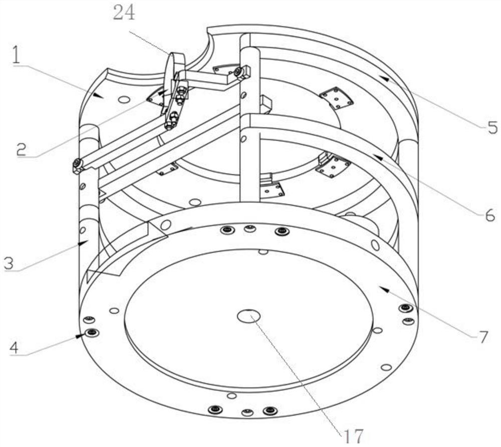 Dynamic balance adjusting tooling for machining special-shaped parts