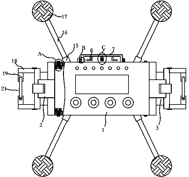 Portable charging pile detection device with high universality