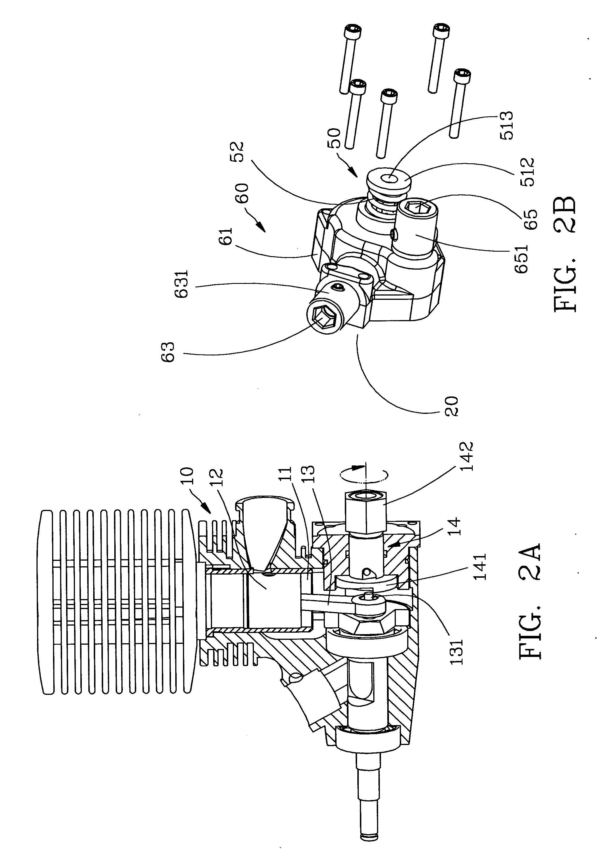 Engine starter for a radio control model