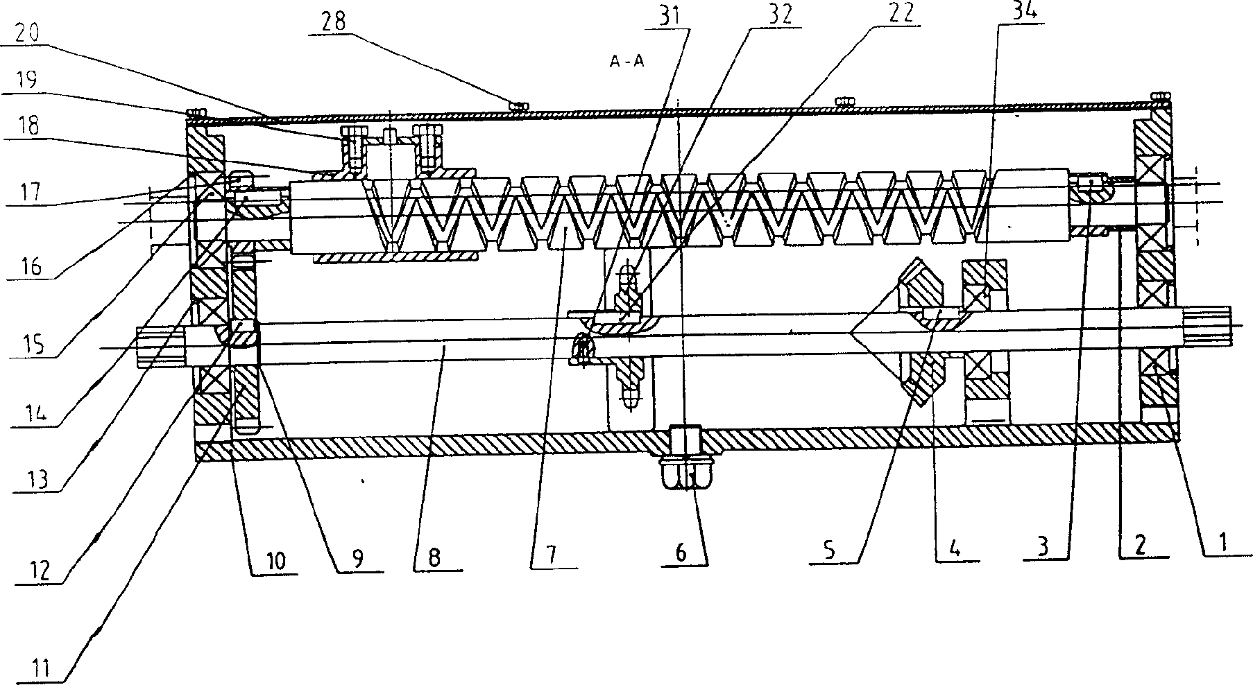 Box moving mechanism of high-speed rice transplanter