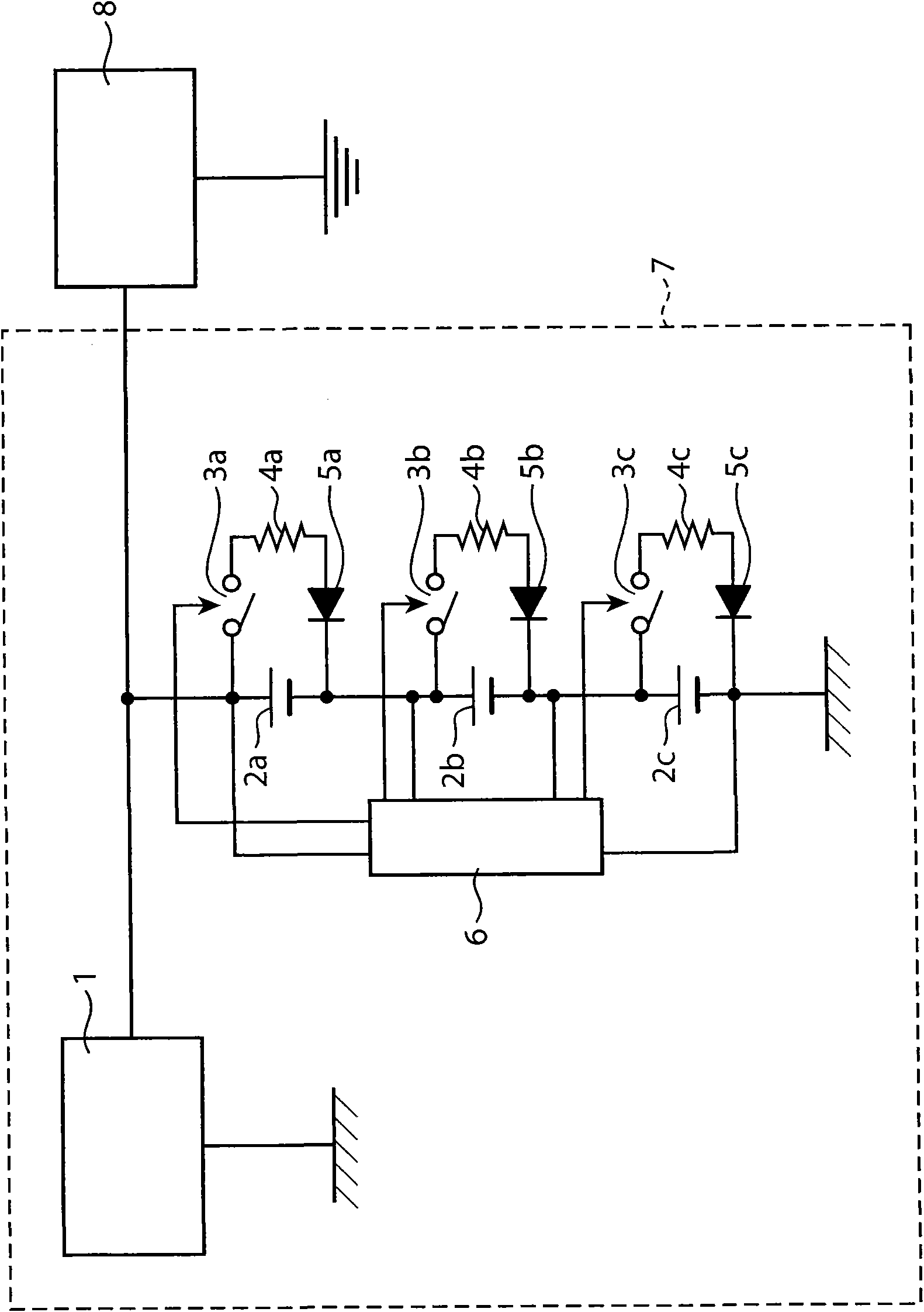 Power system and assembled battery controlling method