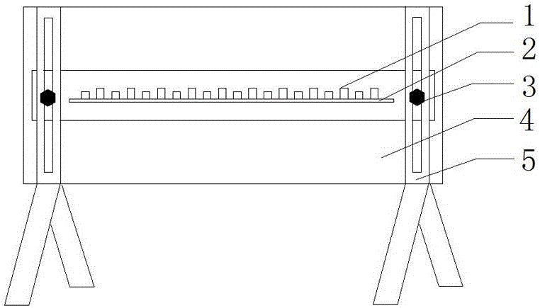 Test method for detonation velocity of nonel with defect