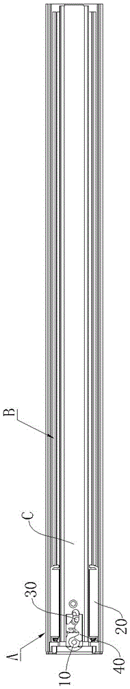 Automatic retracting device for small drawer slide rail