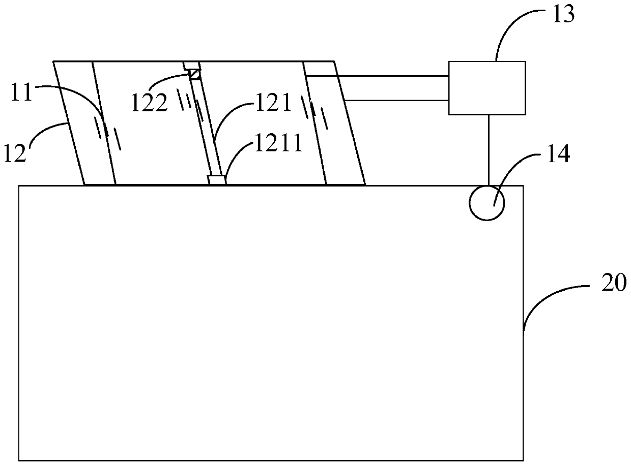 Light blocking assembly, vehicle, and control method and device of light blocking assembly