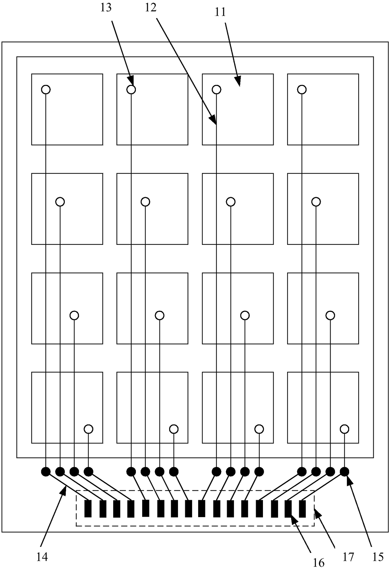 A touch screen and a touch display electronic device