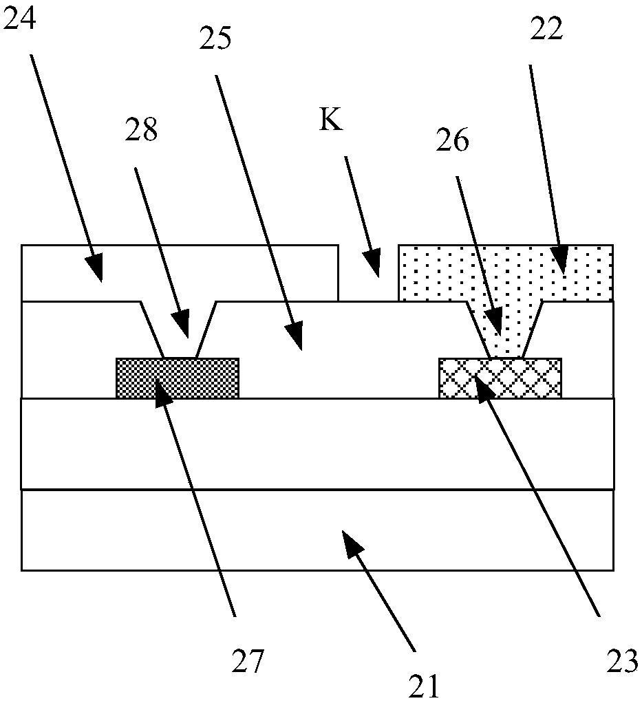 A touch screen and a touch display electronic device