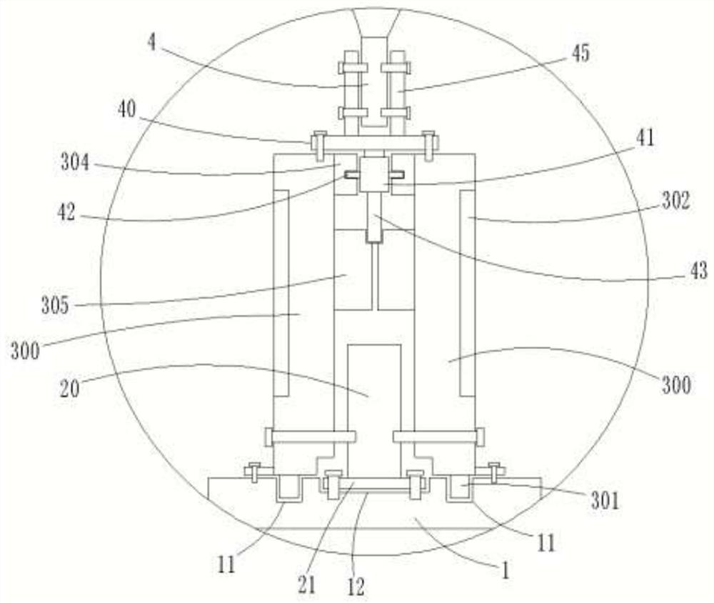 Modular split assembled axial flow fan impeller and assembling method thereof