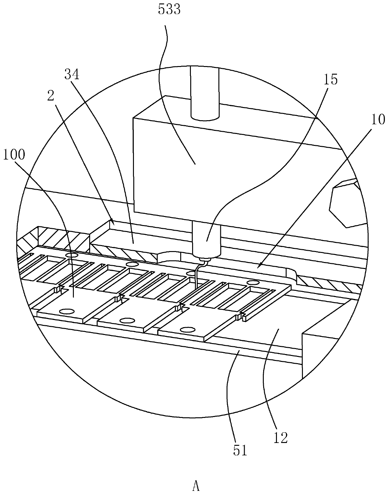 Lead frame automatic chip loader