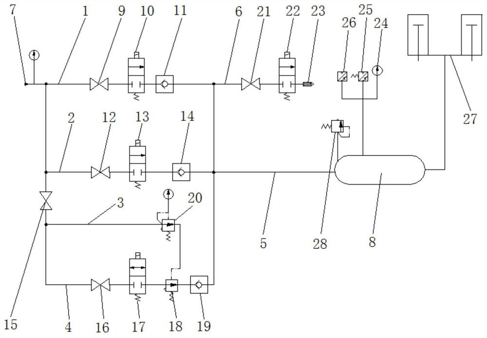 Press machine balancer air pressure adjusting device