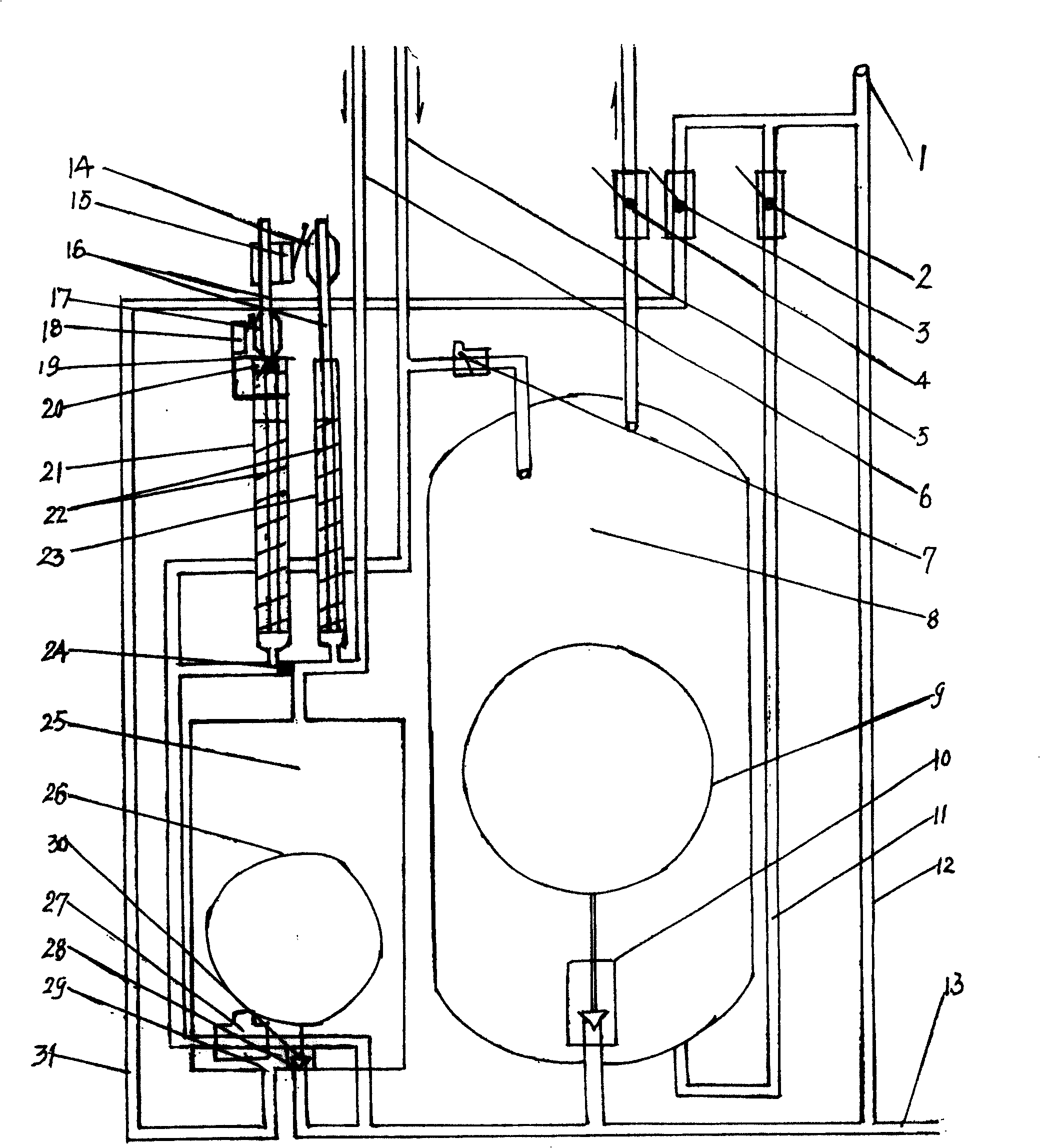 Pressure self-adjusting full-automatic exhaust gas controller