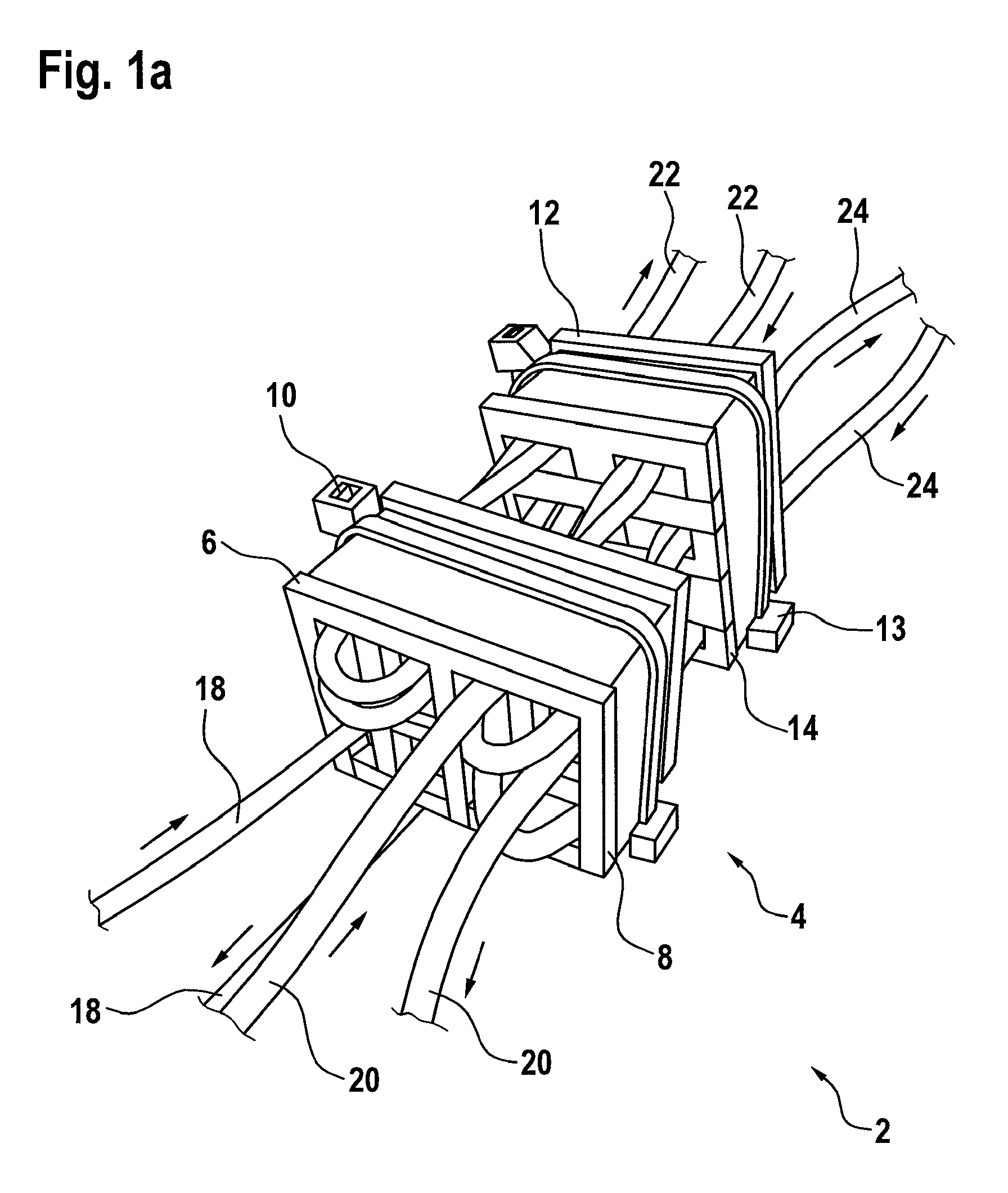 Coupling device for a multi-phase converter
