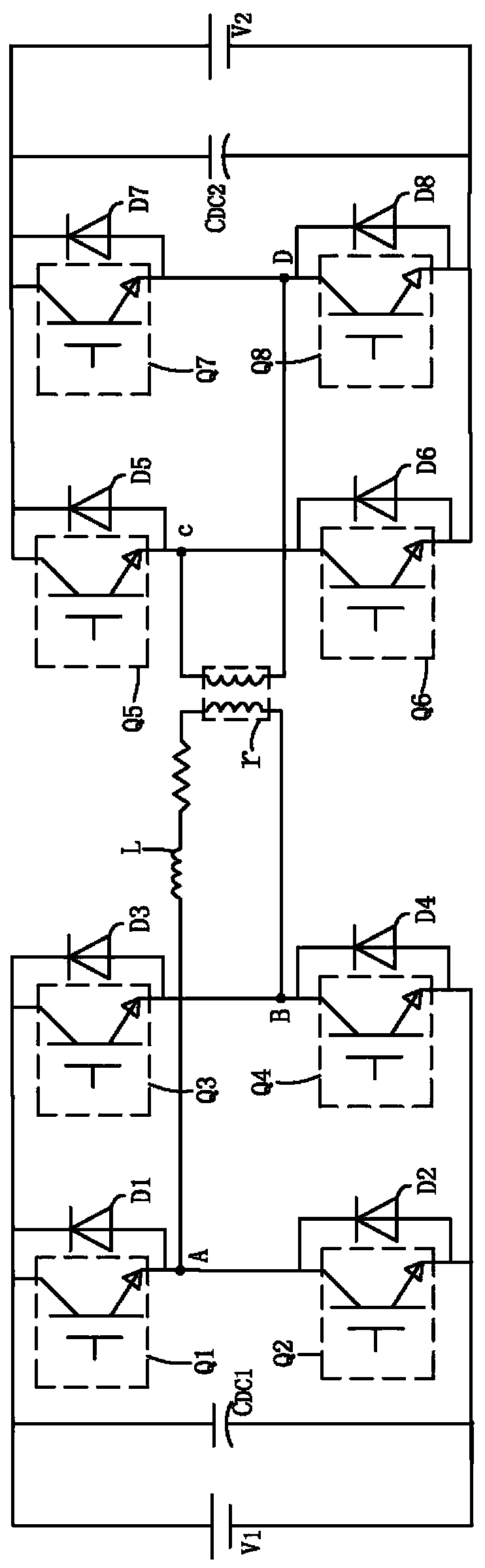 Method and device for suppressing DC bias of DAB converter, and storage medium