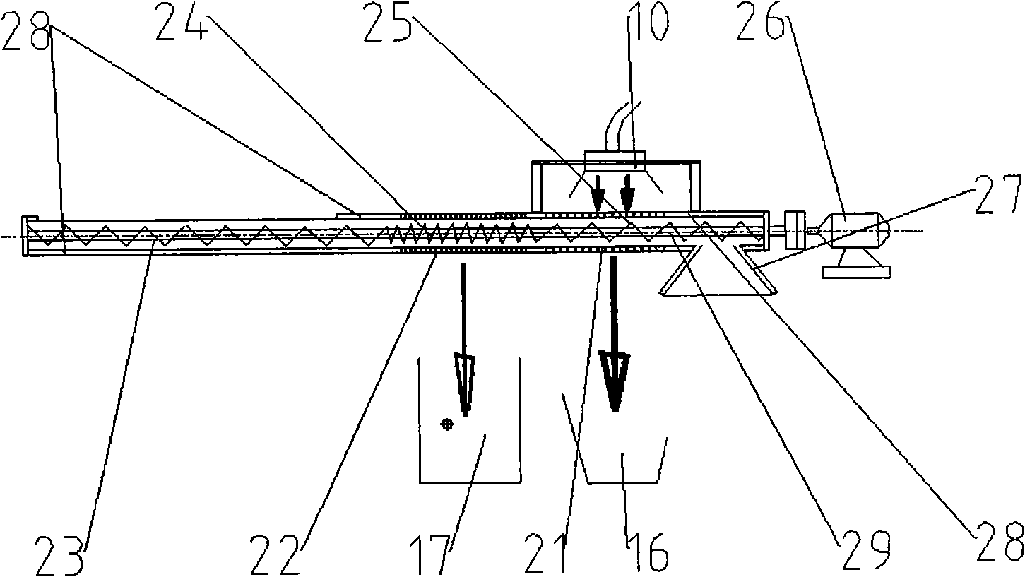 Continuous fibrous globule filter and its filtering method