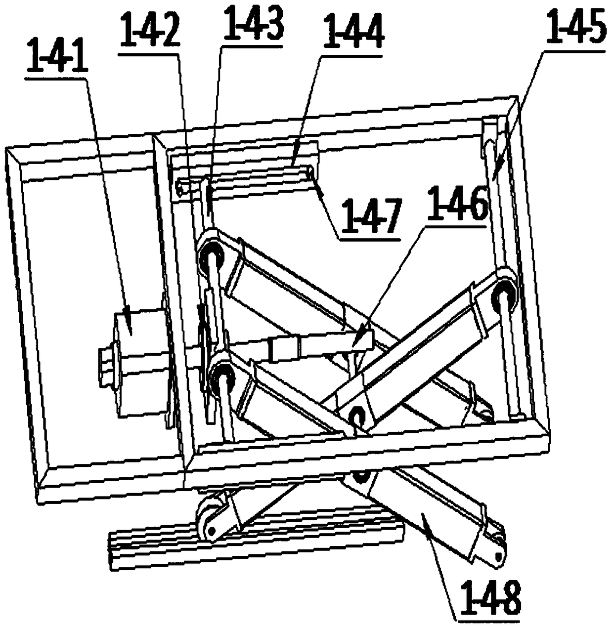 An automatic lifting angle adjustable double-sided table based on sensor control and its working method