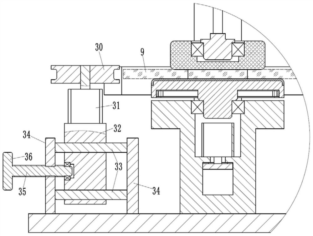 A round glass outer wall edging device