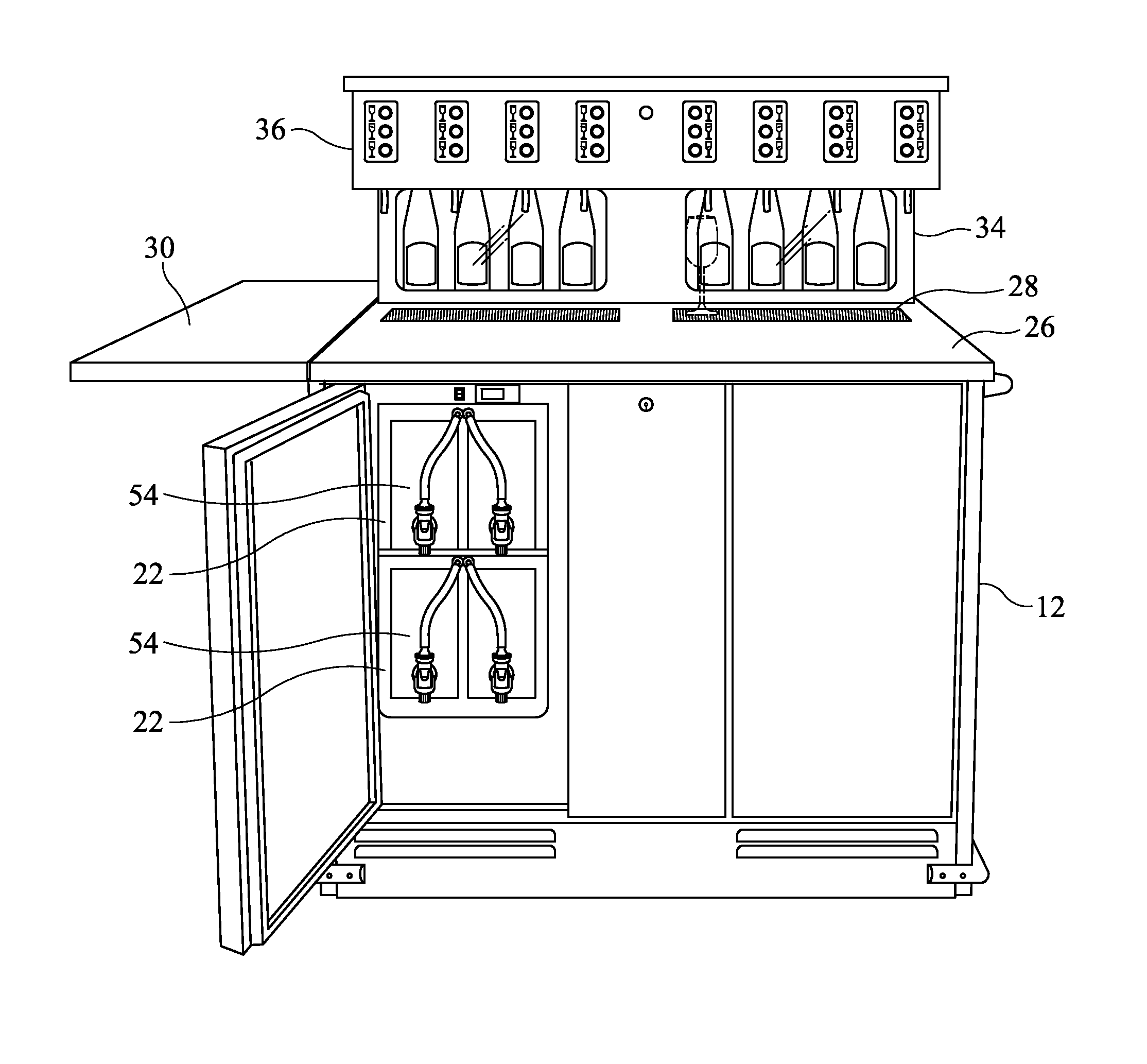 Wine dispensing system