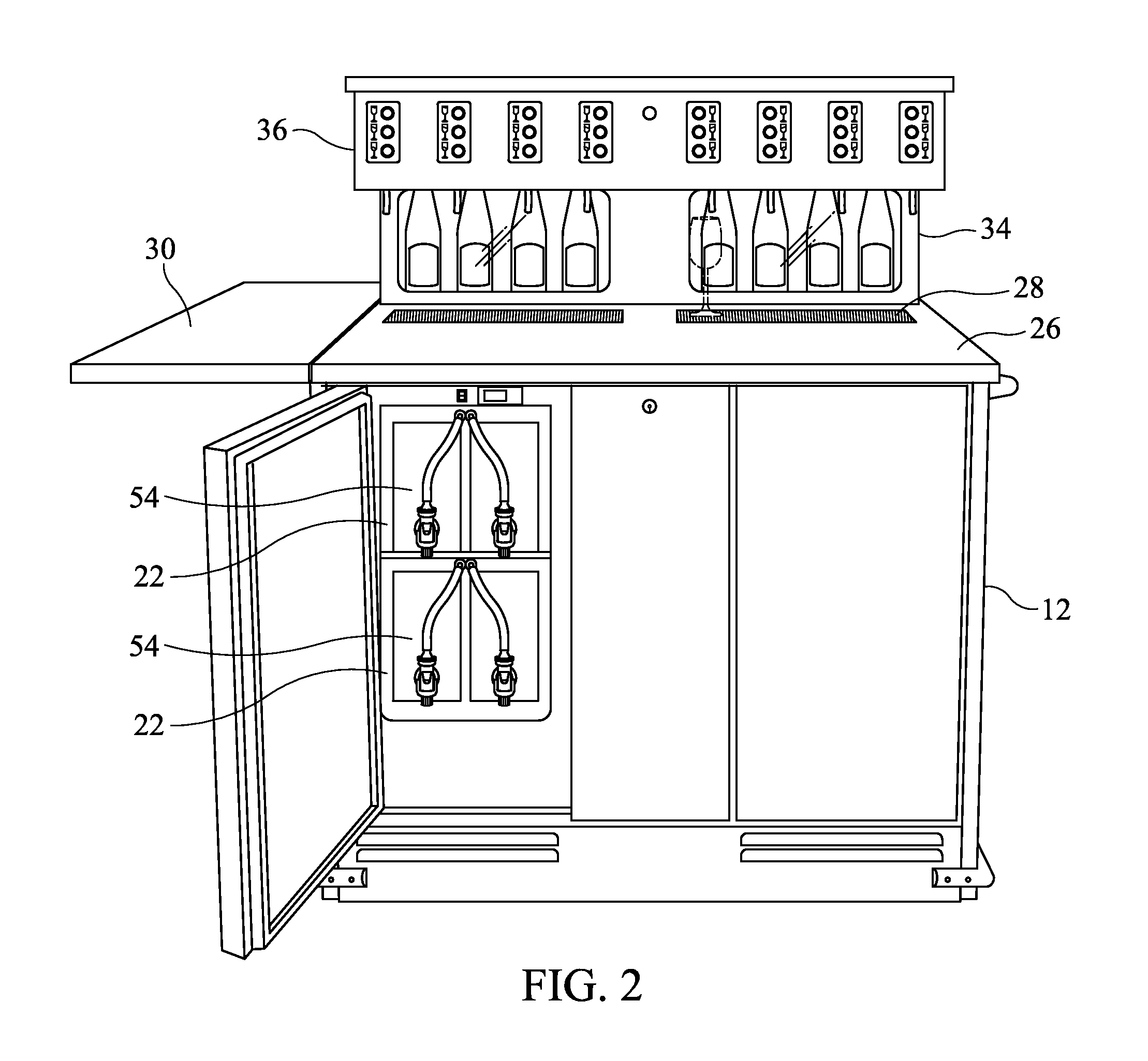 Wine dispensing system