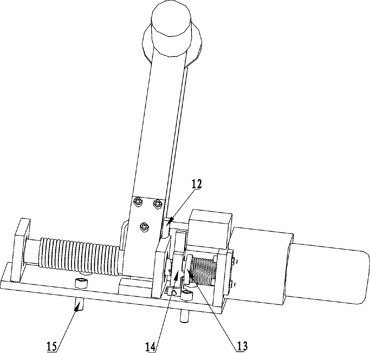 Mechanical double energy storage impact mechanism and impact method