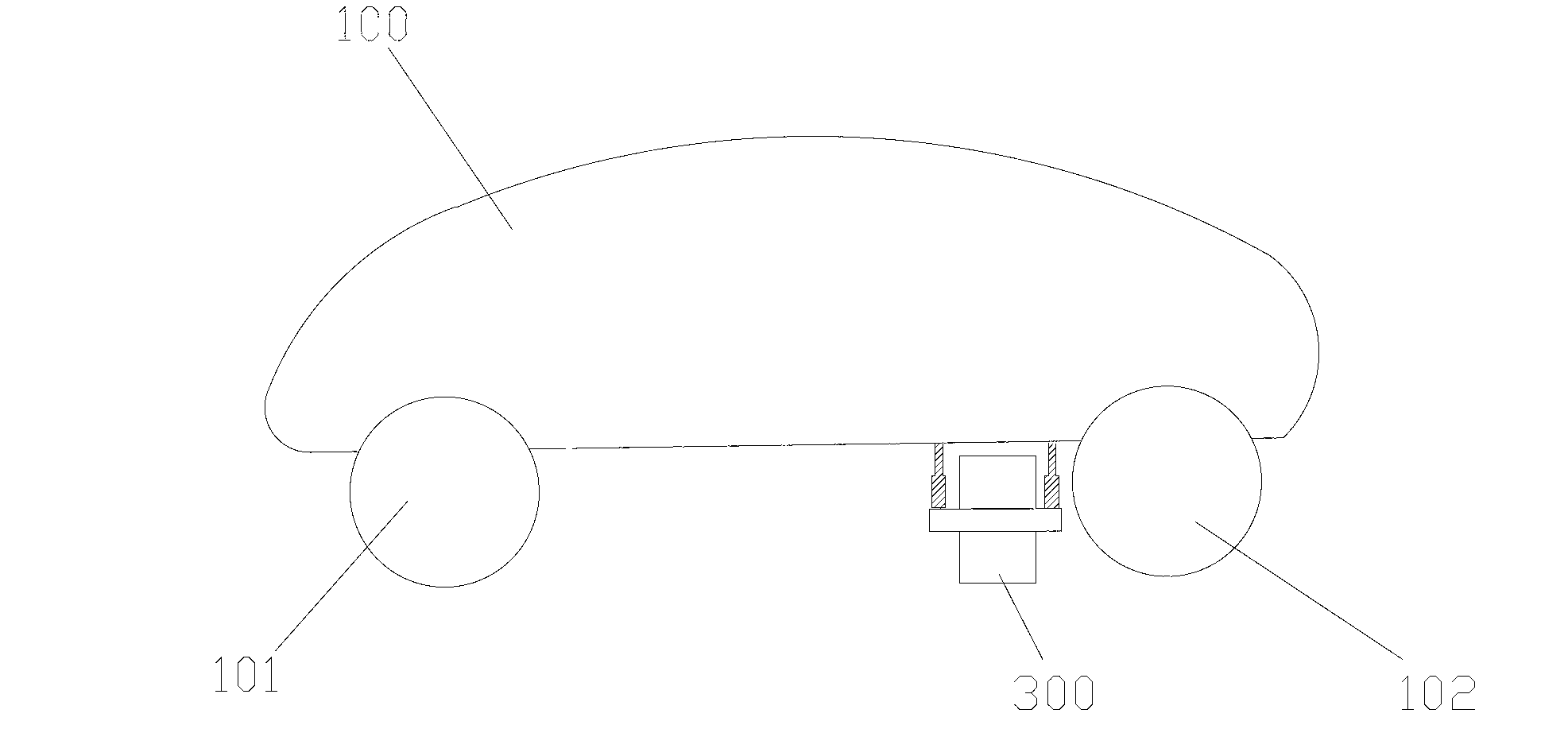 Parking device applicable to side parking spaces