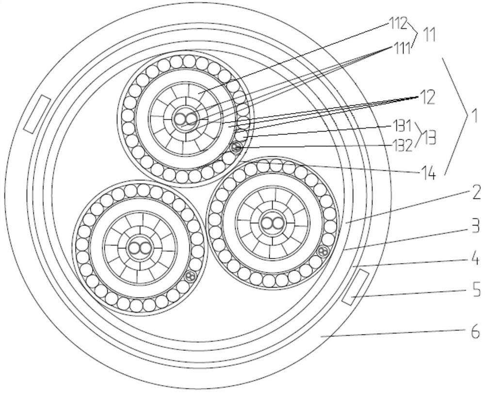 Composite intelligent cable for ubiquitous electric power Internet of Things