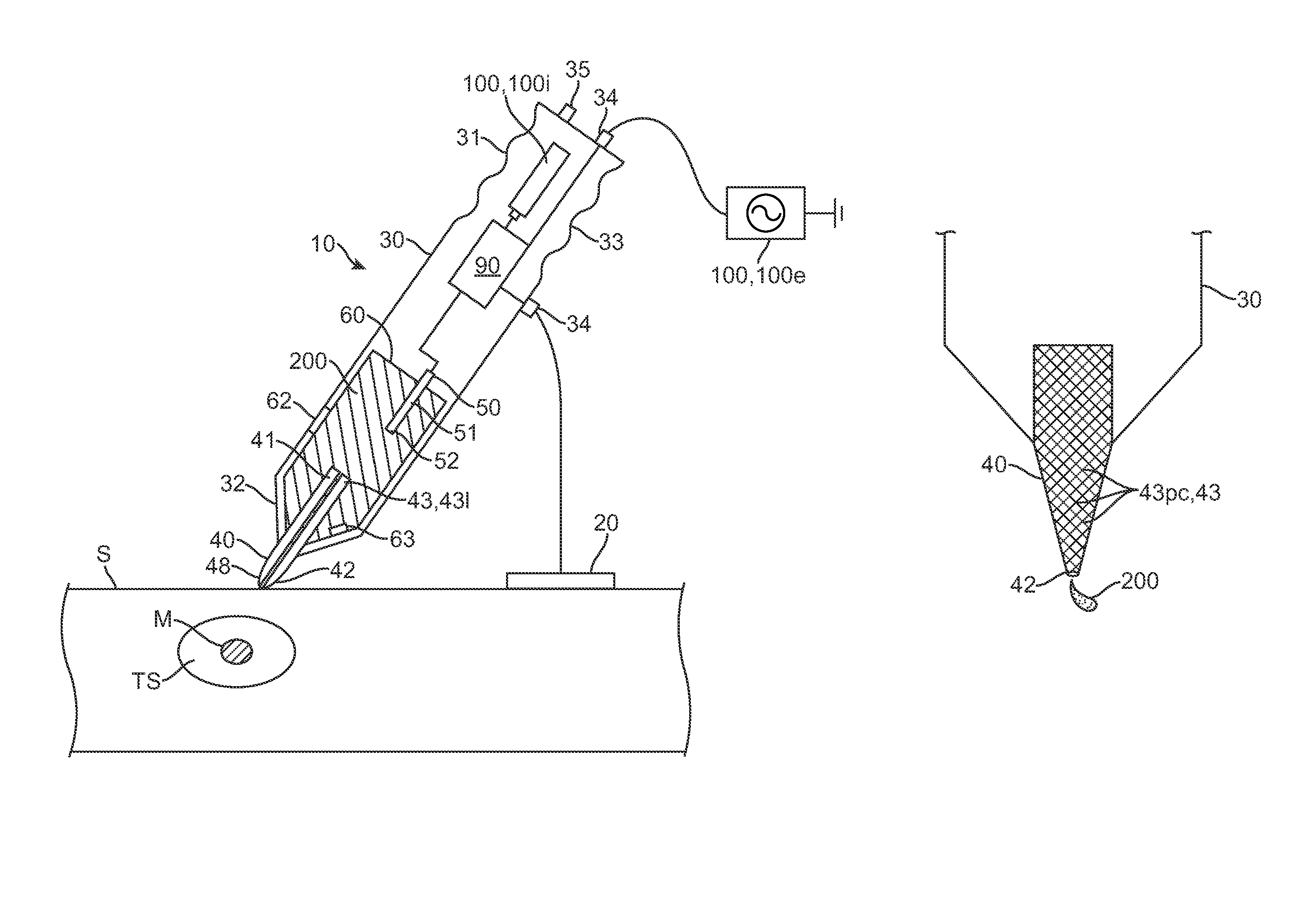 Iontophoretic apparatus and method for marking of the skin