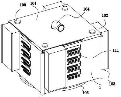 A mobile power charging device capable of automatic storage