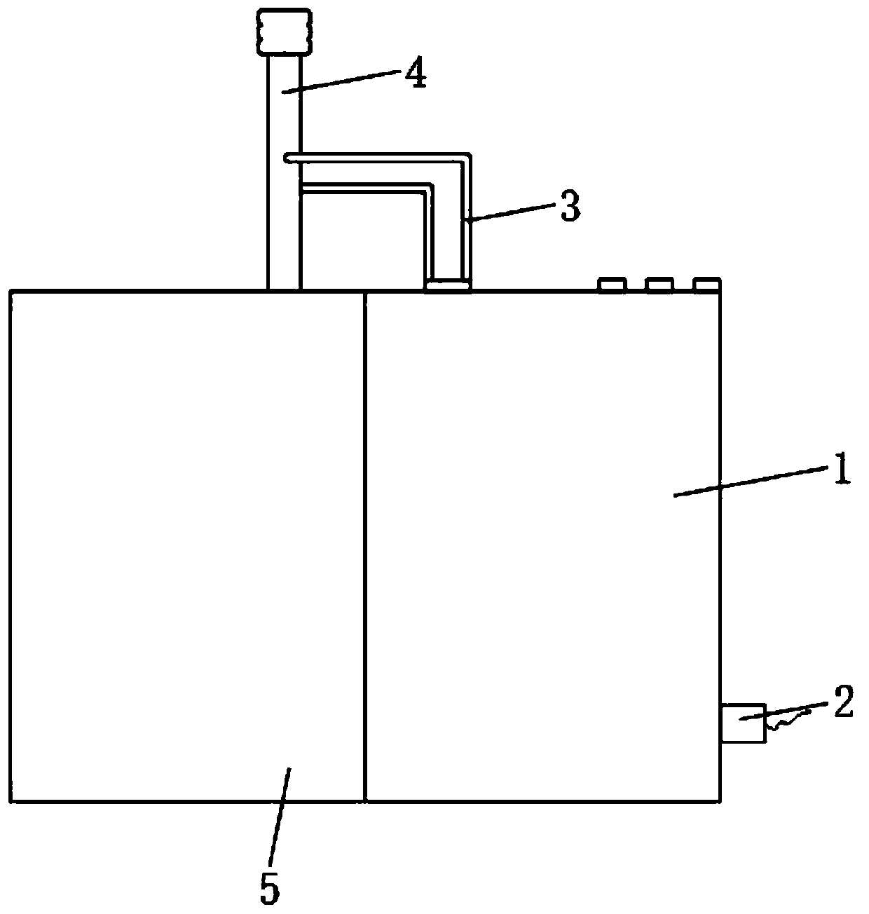 Abdominal cavity drainage device with flushing function for hepatobiliary department