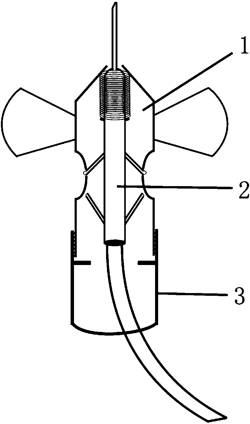 A safety puncture needle