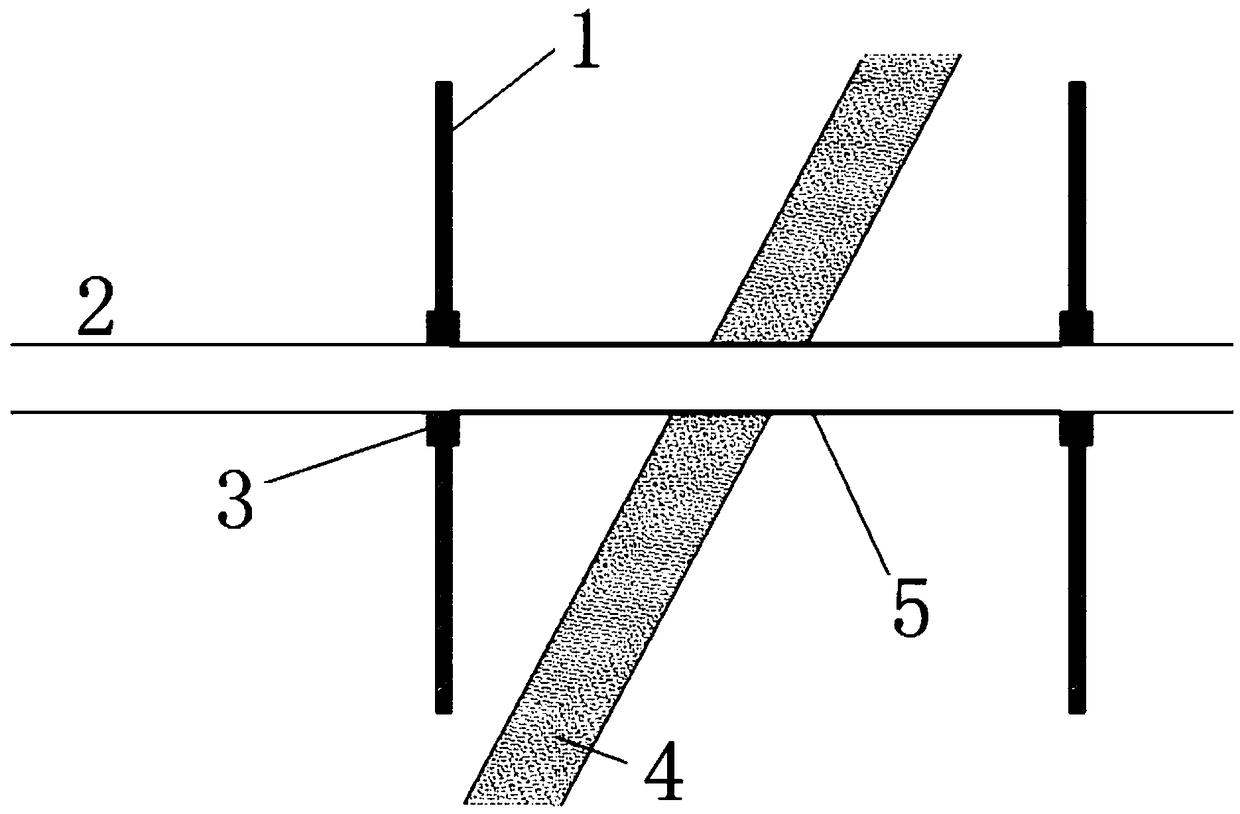 Gas axial isolation belt in tunnel gas accumulation area and construction method thereof