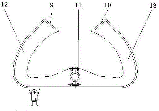 Log automatic stacking device