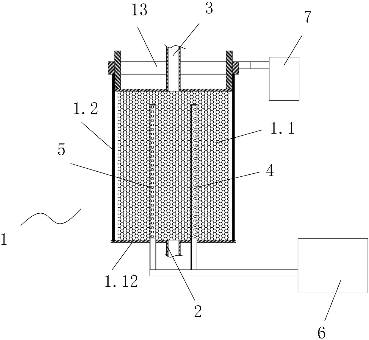 Molecular sieve drum and screening device