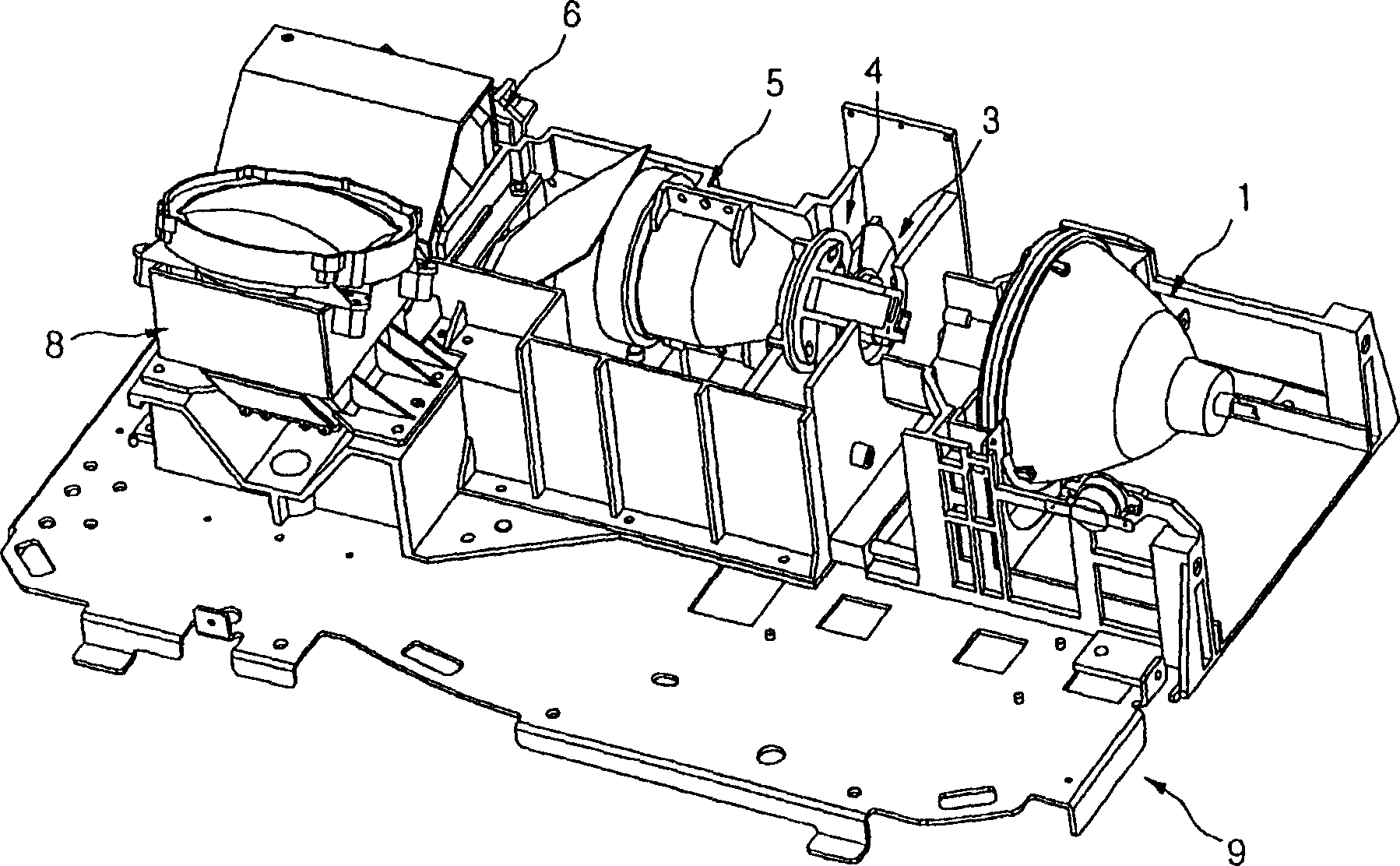 Light tunnel of dlp projection system