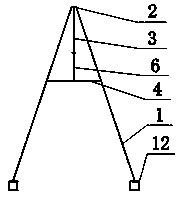 Stand column section bar grinding and fixing process device