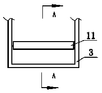 Stand column section bar grinding and fixing process device