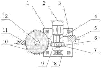 Shock-absorbing stable type gear grinding machine convenient to oil