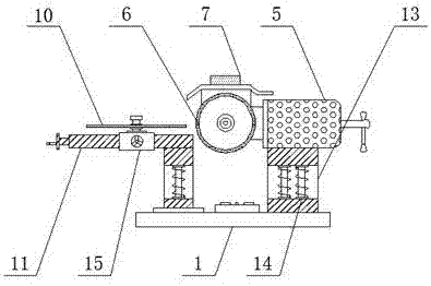 Shock-absorbing stable type gear grinding machine convenient to oil