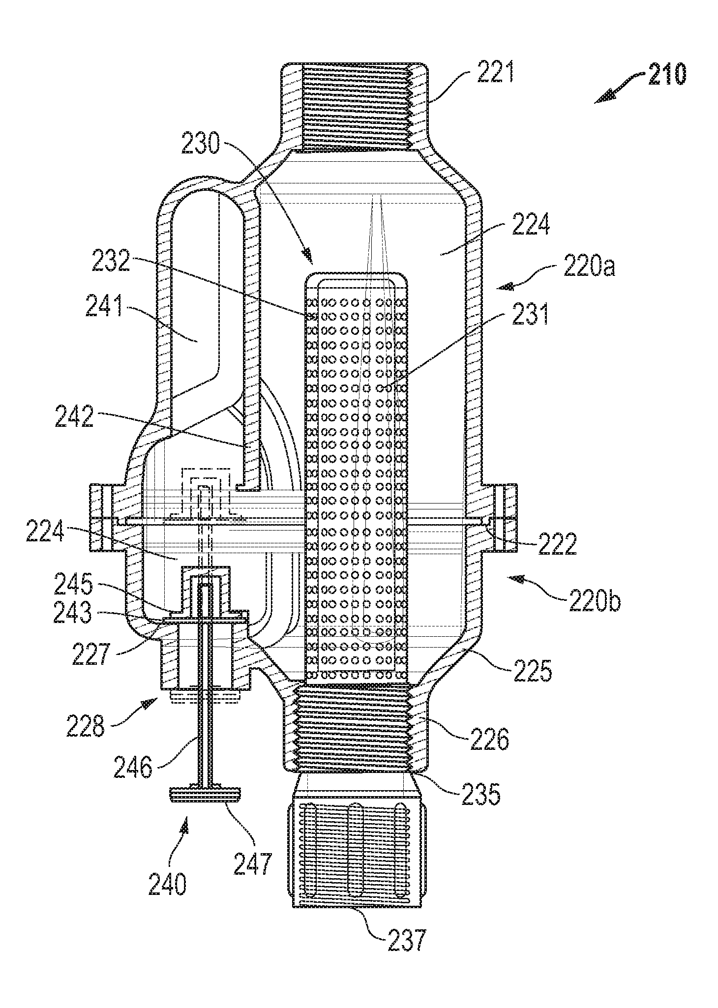 Filtration and cleaning system for sprinkler irrigation drop nozzles