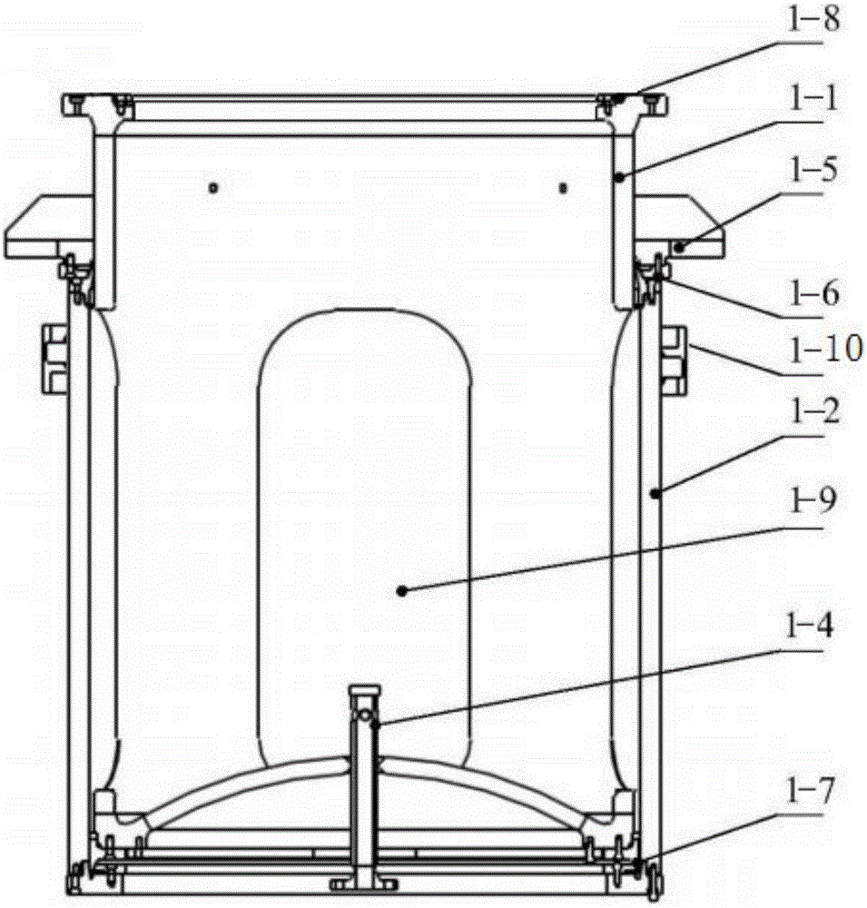 Up-down split type explosion cylinder barrel for garbage disposal