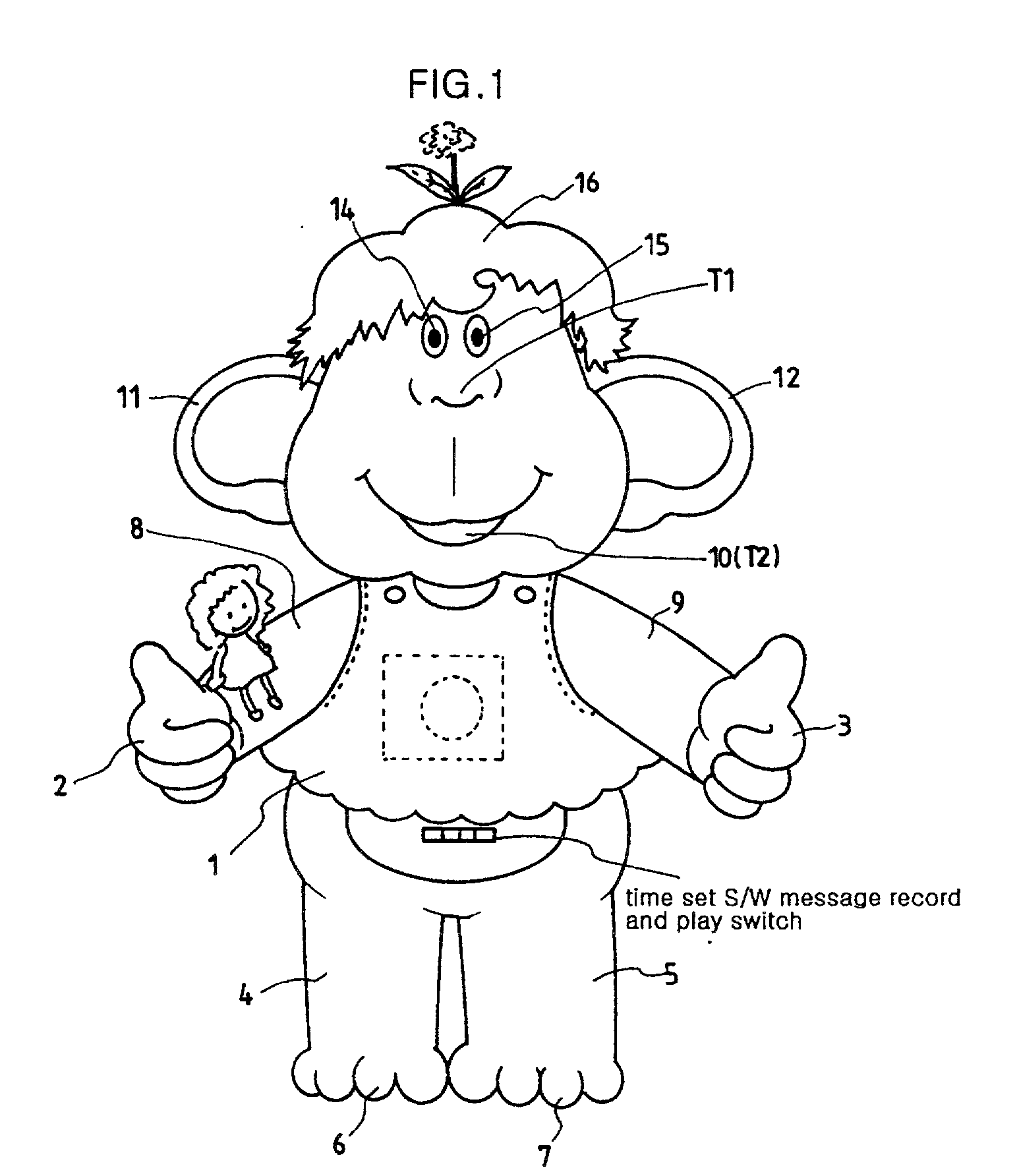 Toy having speech recognition function and two-way conversation for dialogue partner