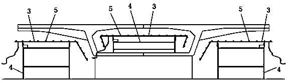 A double-sided spraying device and method for high-speed rail prefabricated box girders