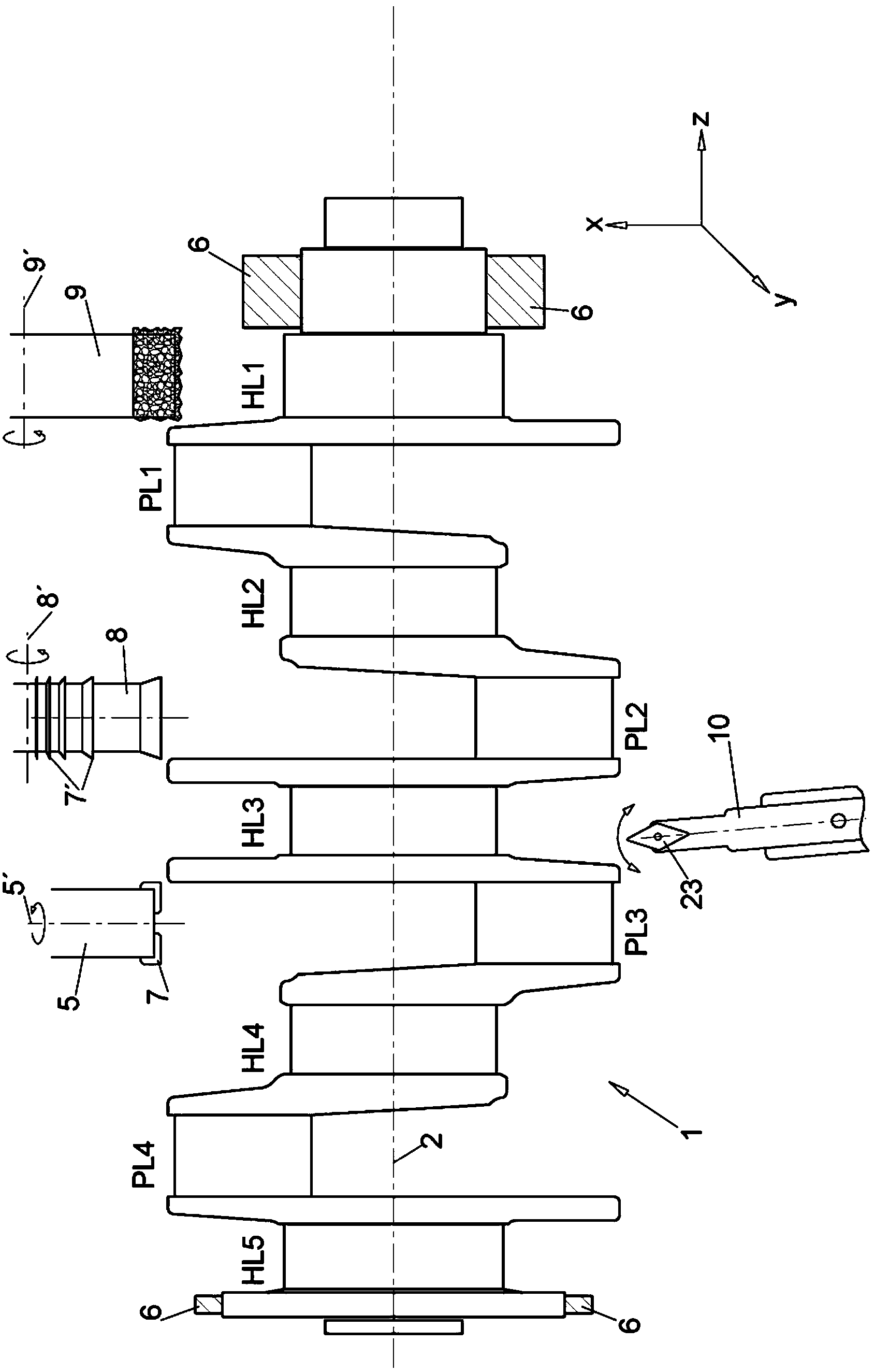 Method and device for finishing workpieces