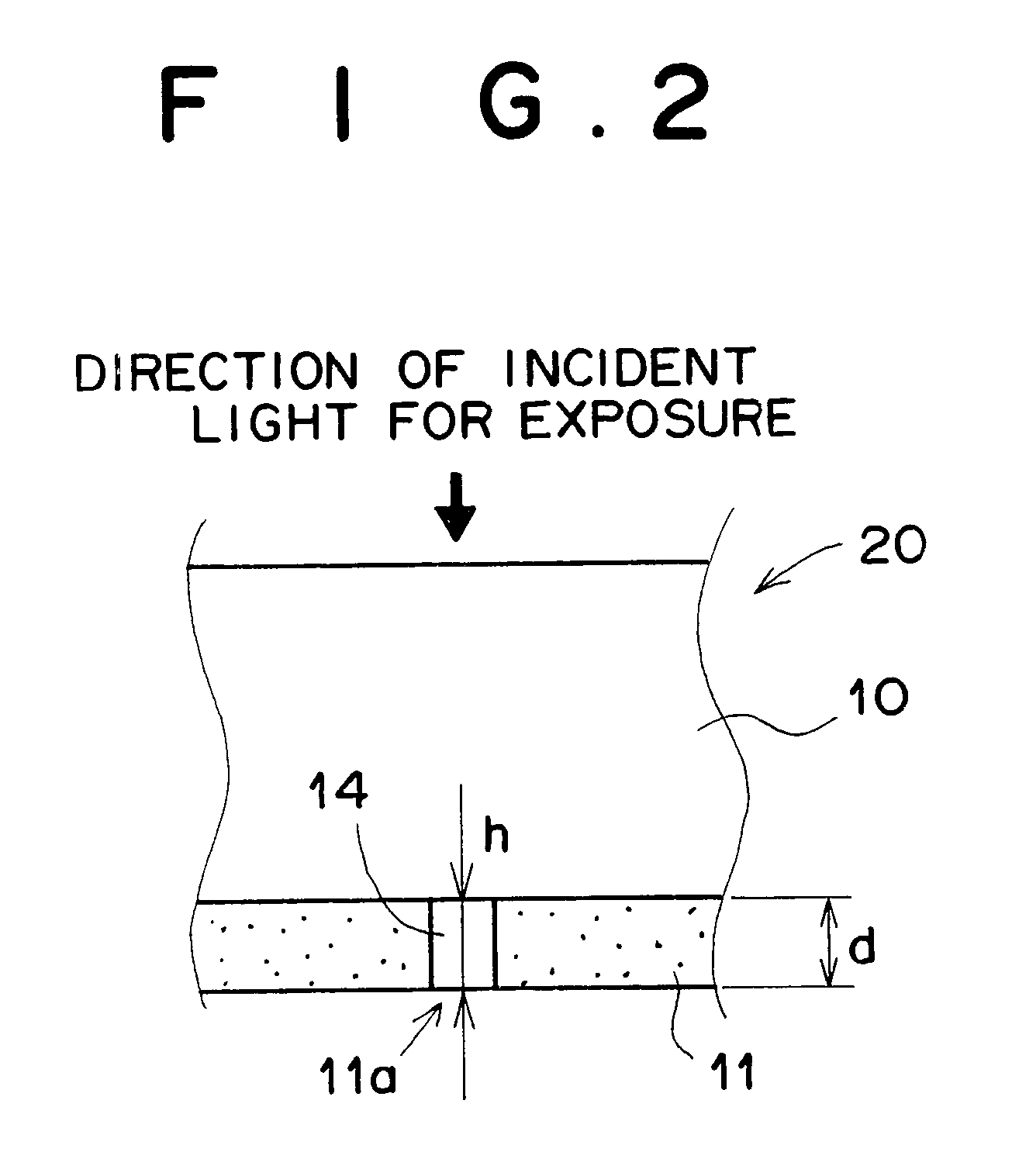 Photomask for near-field exposure having opening filled with transparent material