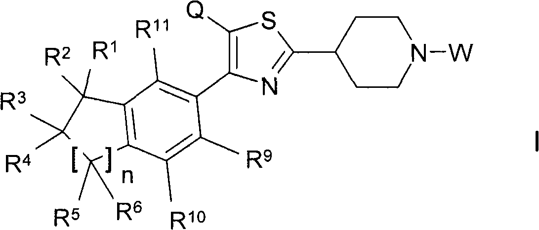 Thiazolyl piperdine derivatives