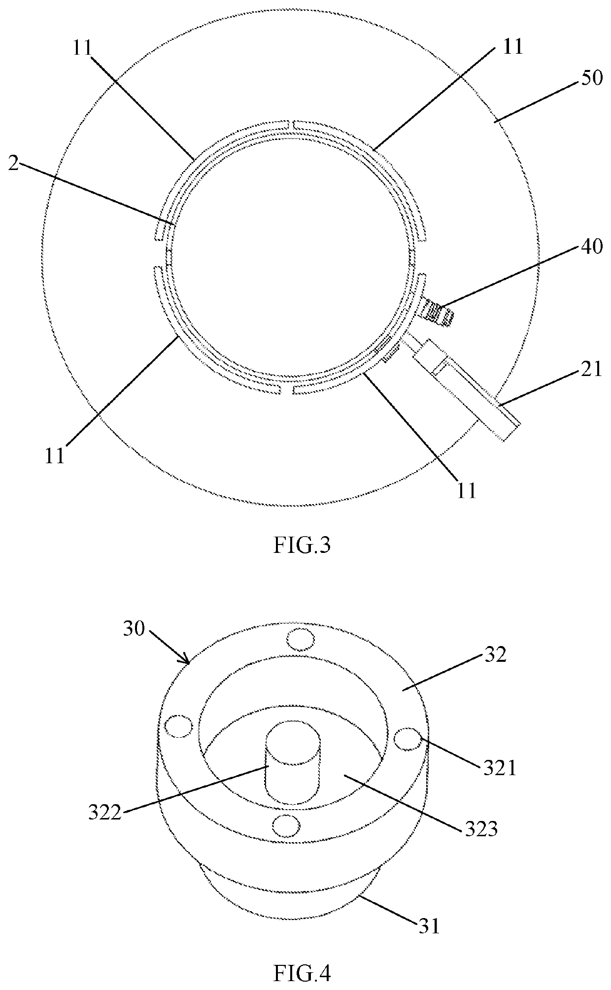 Device and method for reducing and homogenizing residual stress of a component by array of high-energy elastic waves