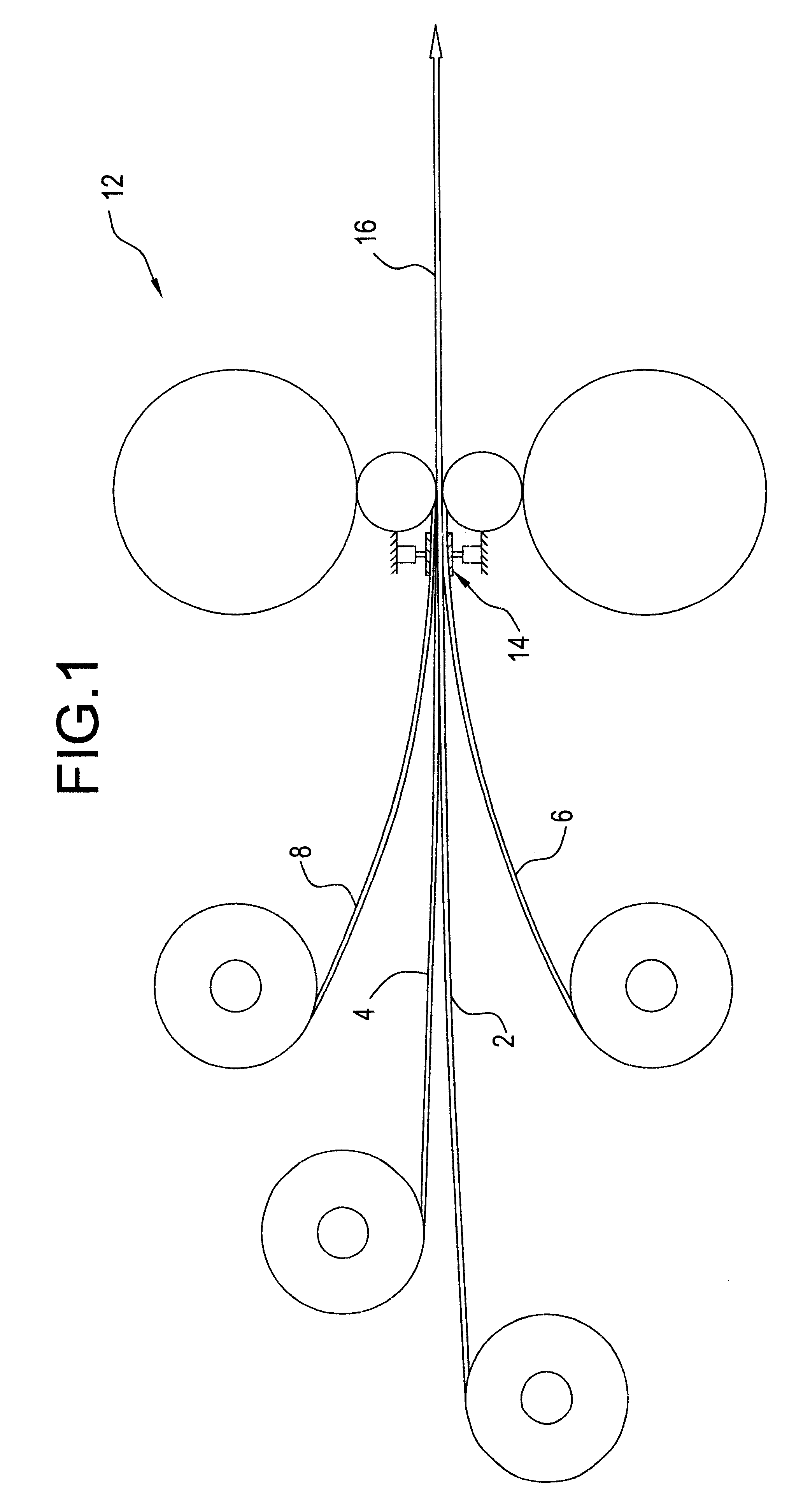 Method of making clad materials using lead alloys and composite strips made by such method