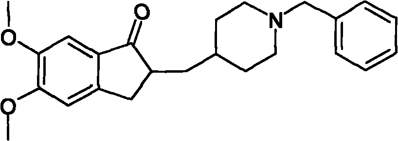 Fine purification method for key intermediate of Donepezil Hydrochloride